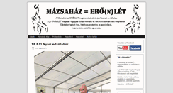 Desktop Screenshot of mazsahaz.hu